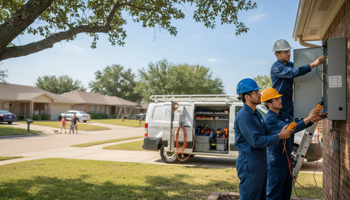Certified electrician providing emergency electrical services in Elkland, MO